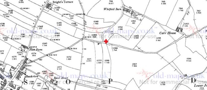 Carr House Lane - Stone Location